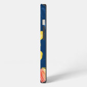 Crayon en vlinderbloemen iPhone hoesje (Linkerkant)