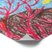 Crayon Fish #4 - Poster (Hoek)