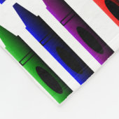 Crayon Fleece Deken (Hoek)