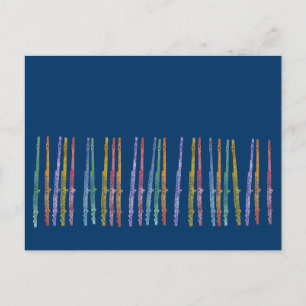 Crayon Flutes Briefkaart