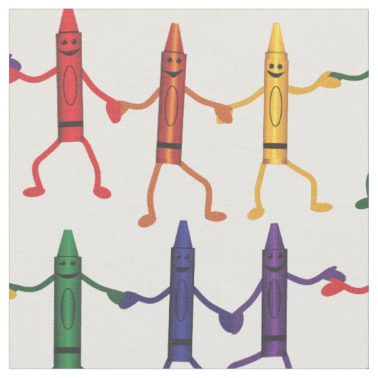 Crayon Friends Crayons Stof (Close Up)