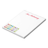 Crayon - Gepersonaliseerd Notitieblok (Linkerzijde)