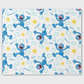 Crayon Grover Sunshine Pattern Cadeaupapier (Vlak)