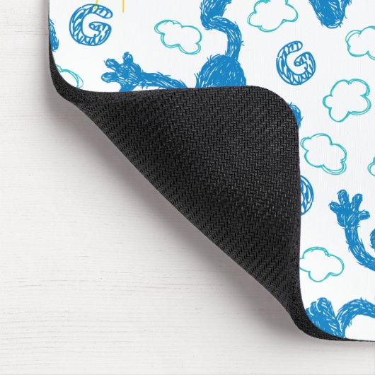 Crayon Grover Sunshine Pattern Muismat (Hoek)