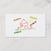 Crayon House Visitekaartje (Achterkant)