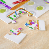 Crayon Jigzaag Puzzle Legpuzzel (Zijkant)