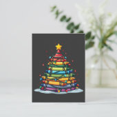 Crayon Kerstboom Leraar Xmas Bedankkaart (Staand voorkant)