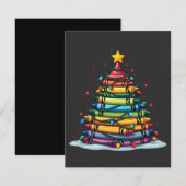 Crayon Kerstboom Leraar Xmas Bedankkaart (Voorkant / Achterkant)