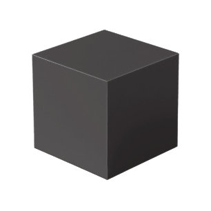 Crayon Kleur Black Cube Box Kubus