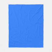 Crayon Kleur Blauw Medium 50x60 Fleece Deken (Voorkant)