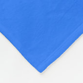 Crayon Kleur Blauw Medium 50x60 Fleece Deken (Hoek)
