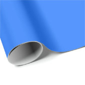 Crayon Kleur Blauw Wrapping Papier (Rol Hoek)
