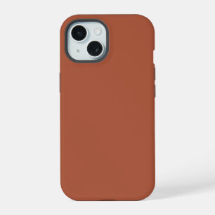 Crayon Kleur Bruin iPhone 15 Hoesje