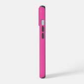Crayon Kleur Magenta iPhone 15 Hoesje (Linkerkant)