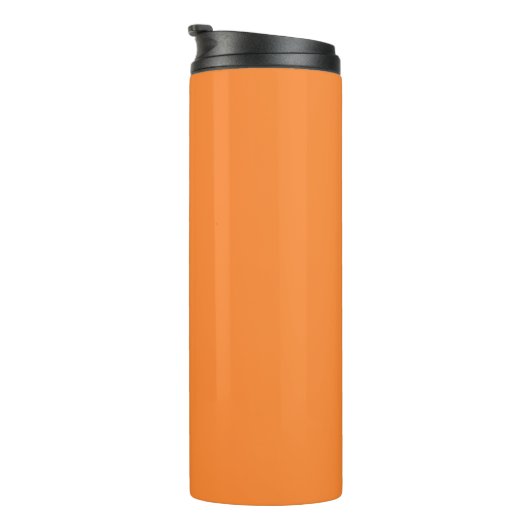 Crayon kleur Oranje thermische tumbler Thermosbeker (Geroteerd rechts)