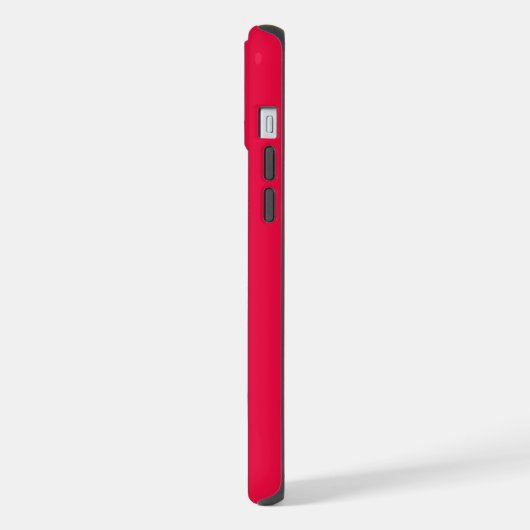 Crayon Kleur Rood iPhone 15 Plus Hoesje Case (Linkerkant)