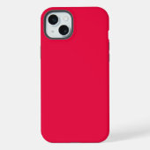 Crayon Kleur Rood iPhone 15 Plus Hoesje Case (Achterkant)