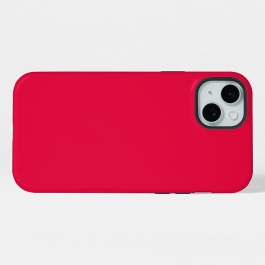Crayon Kleur Rood iPhone 15 Plus Hoesje iPhone Hoesje (Achterkant horizontaal)