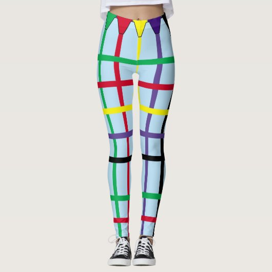Crayon Lines Leggings (Voorkant)