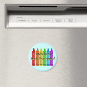 Crayon Magnet Sjabloon (Insitu (Vaatwasser))