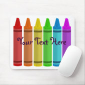 Crayon Mousepad Muismat (Met muis)