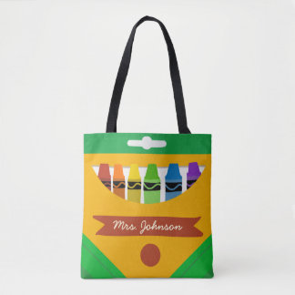 Crayon notitieboek papier omkeerbare canvas tas