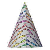 Crayon Pals Schattige Artiest Party Pet Feesthoedjes (Achterkant)