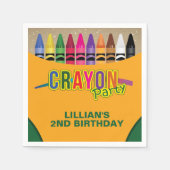 Crayon Party Servetten (Voorkant)