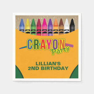 Crayon Party Servetten