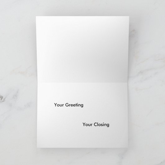 Crayon Party Wenskaart Sjabloon (Binnen)