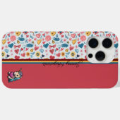 Crayon Pastel Hart & bloemen Case-Mate iPhone Case (Achterkant (horizontaal))