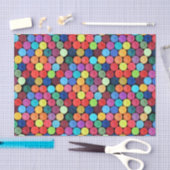 Crayon Polka Dot Tissue Paper Tissuepapier (Craft)