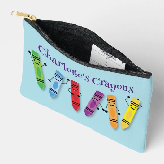 Crayon pouch etui (Open)