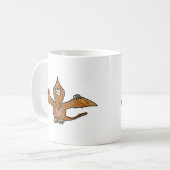 Crayon Pterodactyl Dinosaur Collectie Koffiemok (Voorkant links)