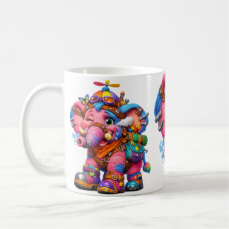 Crayon Sally Elephant Koffiemok