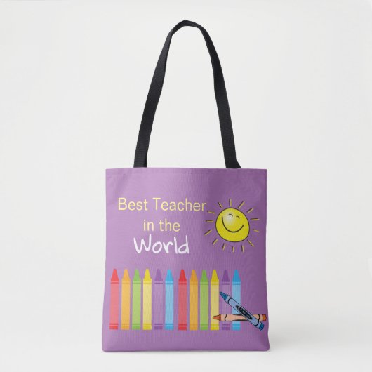 Crayon Schattigee Canvas tas (Voorkant)