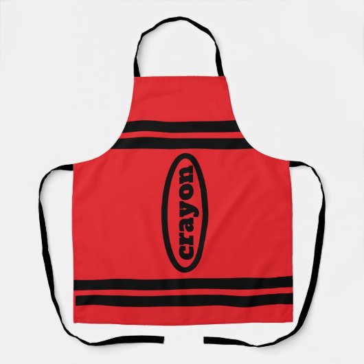 Crayon Schort Familie & Groepskostuums - Rood (Voorkant)