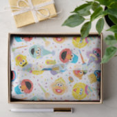 Crayon Sesame Pals Party Patroon Tissuepapier (Geschenk)