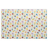 Crayon Sesame Pals Party Pattern Stof (Fat Quarter)