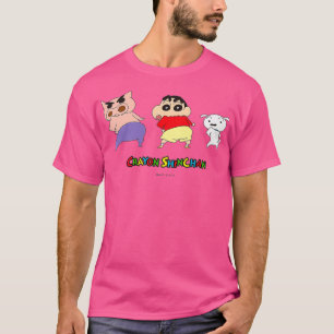 Crayon Shin-chan draaien rond Shin-chan T-shirt