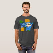 Crayon Shin-chan FUN STUDIE A tot Z Geen T-shirt (Voorkant volledig)