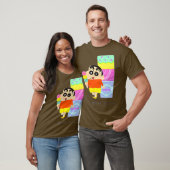 Crayon Shin-chan FUN STUDIE A tot Z I een T-shirt (Unisex)