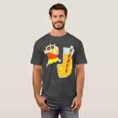 Crayon Shin-chan FUN STUDIE A tot Z J T-shirt (Voorkant volledig)