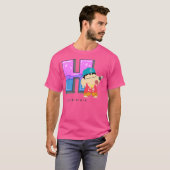 Crayon Shin-chan FUN STUDIE A tot Z T-shirt (Voorkant volledig)