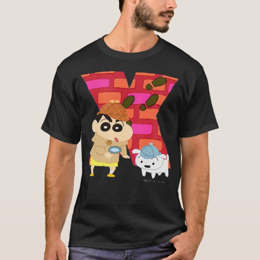 Crayon Shin-chan FUN STUDIE A tot Z T-shirt (Voorkant)
