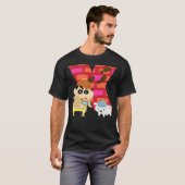 Crayon Shin-chan FUN STUDIE A tot Z T-shirt (Voorkant volledig)