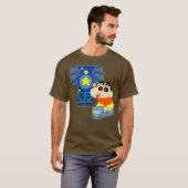 Crayon Shin-chan FUN STUDIE A tot Z Toon T-shirt (Voorkant volledig)