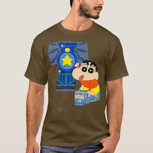 Crayon Shin-chan FUN STUDIE A tot Z Toon T-shirt (Voorkant)