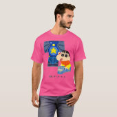 Crayon Shin-chan FUN STUDIE A tot Z Toon T-shirt (Voorkant volledig)