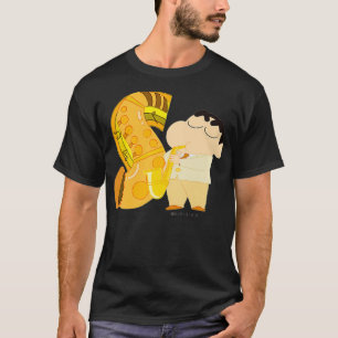 Crayon Shin-chan FUN STUDY A to Z S Premium T-shirt